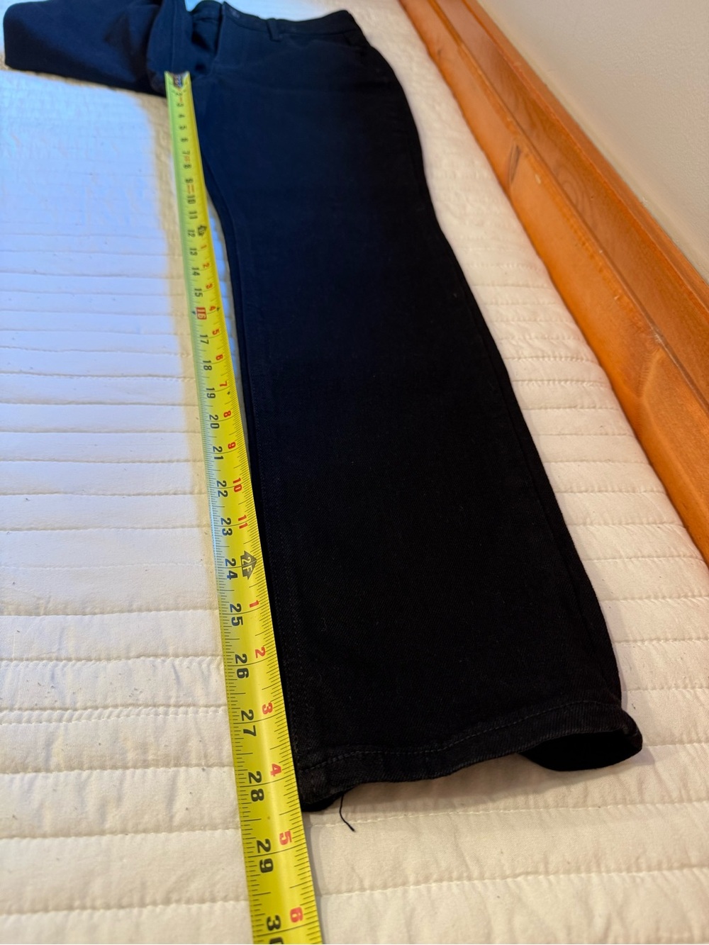 Old Navy High-Rise Wow Straight Faded Black Denim Jeans Women's 4 - Picture 6 of 6